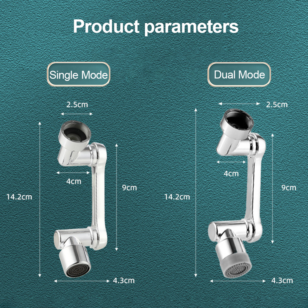 Extenseur de robinet, 1080 Aérateur de robinet rotatif pour évier